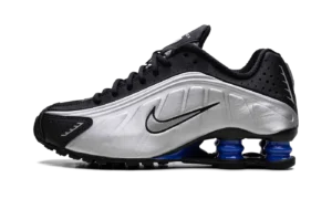 Shox R4 WMNS "Metallic Silver Black Racer Blue"