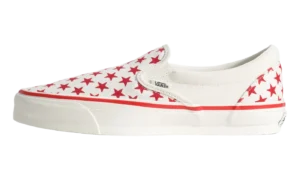 Classic Slip-On 98 LX "STARS RACING RED / MARSHMALLOW"