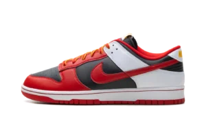 Dunk Low Retro "Black White University Red"
