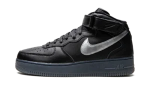 Air Force 1 Mid "Black / Metallic Silver"