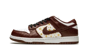 SB Dunk Low "Supreme - Stars - Barkroot Brown"