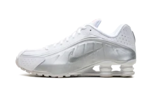 Shox R4 "White Bright Crimson Metallic Silver"