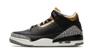 AIR JORDAN 3 WMNS "Black Cement Gold"