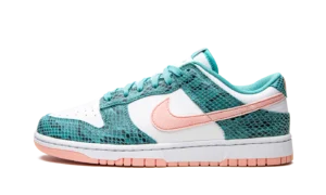 Dunk Low "Snakeskin Washed Teal Bleached Coral"