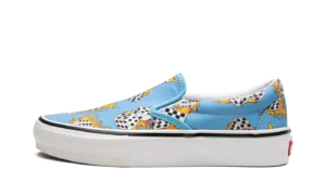 Skate Slip-On "Blue Flame Dice"