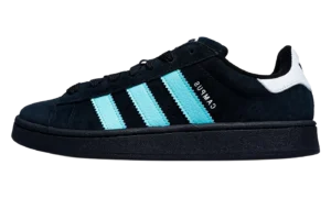 Campus 00s "Black Flash Aqua White"