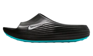 ReactX Rejuven8 Slides "Black / Gamma Blue / Metallic Silver"