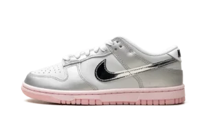 Dunk Low LX WMNS "Metallic Silver Pink Foam"