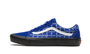 Old Skool Pro "Supreme - Grid Logo - Blue"