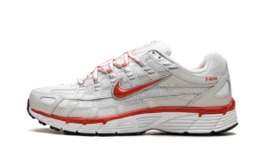 P-6000 Wmns "White Platinum Tint Black Picante Red"