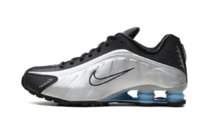 Shox R4 "Metallic Silver Black Psychic Blue"