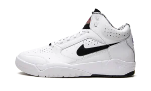 Air Flight Lite Mid "White Black"
