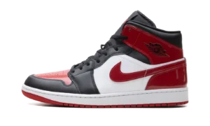 Jordan 1 Mid SE "Patent Bred Toe"