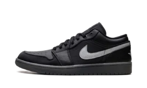 Jordan 1 Low "Black White Dark Smoke Grey"