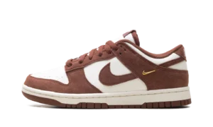 Dunk Low WMNS "Red Sepia Gold Mini Swoosh"