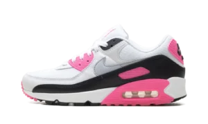 Air Max 90 WMNS "White Pink Glow Wolf Grey"