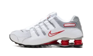 Shox NZ White "Red Metallic Silver"