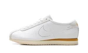 Cortez WMNS "White Bronze Perforated Swoosh"