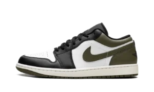Air Jordan 1 Low "Black Toe Medium Olive"