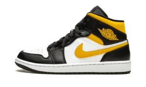 Air Jordan 1 Mid "White / Pollen / Black"