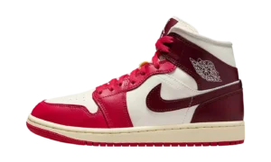 Air Jordan 1 Mid WMNS "Red/White"