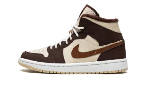AIR JORDAN 1 MID SE WMNS "Brown Basalt Fleece"