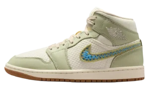 Air Jordan 1 Mid SE WMNS "Olive Aura"
