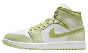 Jordan 1 Mid WMNS "Olive Aura Lawn"