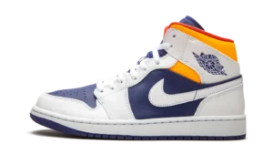 Air Jordan 1 Mid "Royal Blue / Laser Orange"