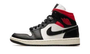 AIR JORDAN 1 MID WMNS "Black / Gym Red / Sail"