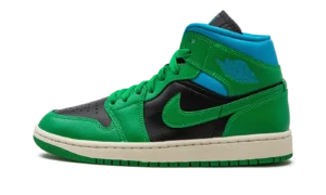 AIR JORDAN 1 MID WMNS "Lucky Green Aquatone"