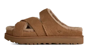 Greenport Cross Strap Slide WMNS "Chestnut"