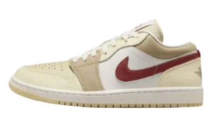 Jordan 1 Low SE WMNS "Desert Khaki Red Sepia"