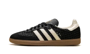 Samba OG WMNS "Basketweave Black Cream White"