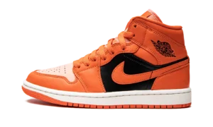 AIR JORDAN 1 MID SE WMNS "Orange / Black"